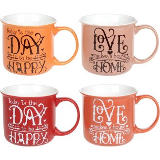 Кружка "Home and Love" 400мл порцелянова Кружка "Home and Love" 400мл порцелянова