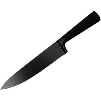 Ніж кухарський Bergner Blackblade 20см з антибактеріальним покриттям Ніж кухарський Bergner Blackblade 20см з антибактеріальним покриттям