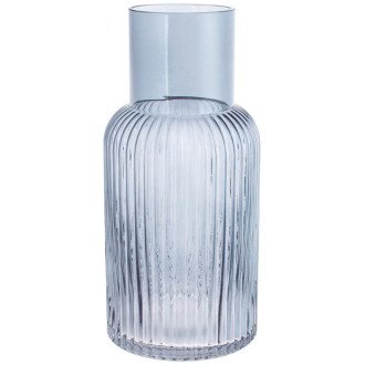 Ваза скляна Ariadne "Bottle Grey" 14x30см, сірий з синім Ваза скляна Ariadne "Bottle Grey" 14x30см, сірий з синім